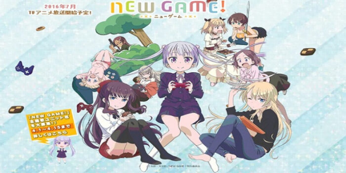 New Game! Sub Indo : Episode 1 – 12 (End) + OVA